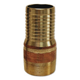 2" BRASS KING NIPPLES