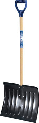 ARCTIC BLAST 18" SNOW SHOVEL W/WOOD HDL D-RING