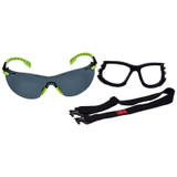 3M SOLUS1000 KIT GR/BL CLEAR SCOTCHGARD ANTI-FOG