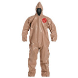 TYCHEM 5000 COVERALL ATTSOCKS TAN 4X