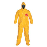 TYCHEM 2000 COVERALL ATTSOCKS YELLOW 2X