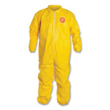 TYCHEM 2000 COVERALL COLLAR  YELLOW XL