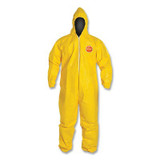TYCHEM 2000 COVERALL SERGED SEAMS YL 5X