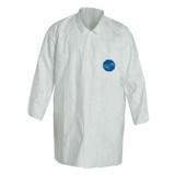 TYVEK 400 LAB COAT COLLAR WHITE SM