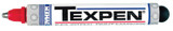 TEXPEN RED MEDIUM TIP