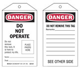 SELF-LAMINATING TAGS  B-851  5 3/4IN H X 3IN W