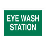 EYE WASH STATION SIGN 7X10