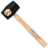 31121 18-OZ. DEADHEAD RUBBER MALLET W/WOOD HAND