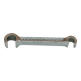 CAST ALUMINUM DOUBLE-ENDVALVE WHEEL WRENCH 8" L