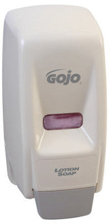 800ML LOTION SOAP DISPENSER WHITE