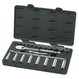 23PC 1/2"DR SAE SKT SET(STD/DE
