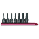 SET HEX IMP SAE 3/8DR 7PC