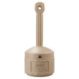 SMOKERS CEASE-FIRE RECEPTACLE ADOBE BEIGE