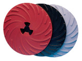 7" DISC PAD FACE PLATE RIBBED EXTRA RED