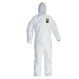 A45 COVERALL HOOD ELASTIC WRIST  ANK LG