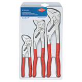 3 PC PLIERS WRENCH SET -7"  10" 12"