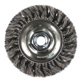 4" STANDARD TWIST KNOT WHEEL .014 CS WIRE