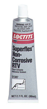 3-OZ. NON-CORRISIVE RTVSILICONE CLEAR