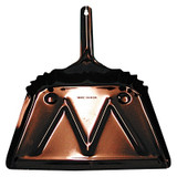 METAL DUST PAN 12" EDGEBLACK