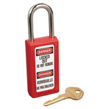6 PIN TUMBLER PADLOCK KEYED DIFF. SAFETY LOCK