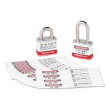 SAFETY SERIES PADLOCK I.D. LABELS (BAG/50)