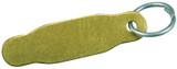 1/2"X1-3/4" BRASS TAG W/RING