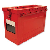 LRG PORTABLE GROUP LOCKBX W/WIN/REWRITABLE TAG