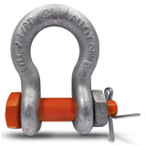 GALVANIZED BOLT & NUT ANCHOR SHACKLE - 3TON- 1/2