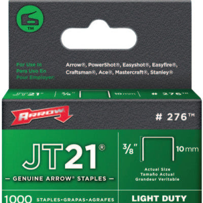 02738 JT21/T27 3/8" STAPLE 1-000/PK