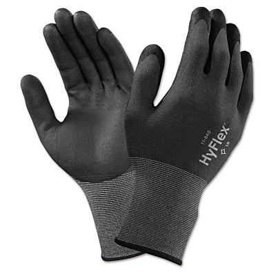 HYFLEX 11840 15G PUR/GYNYL/SPDX LNR BLK NIT 9