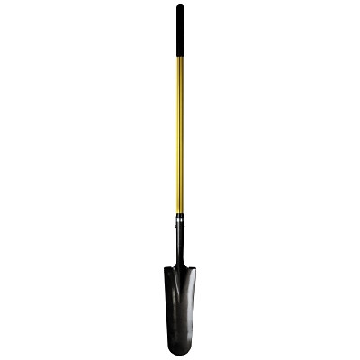 SS16L 16" HOLLOW BACK DRAIN SPADE W/48" HANDL