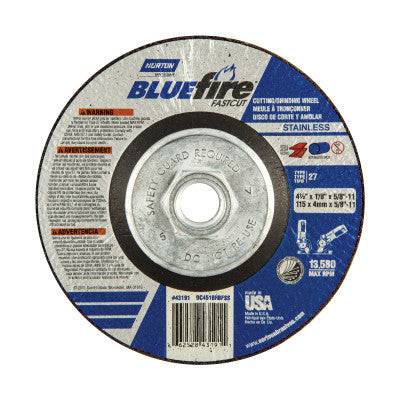 T27-4-1/2"X1/8"X5/8-11 NOR BLU F FC