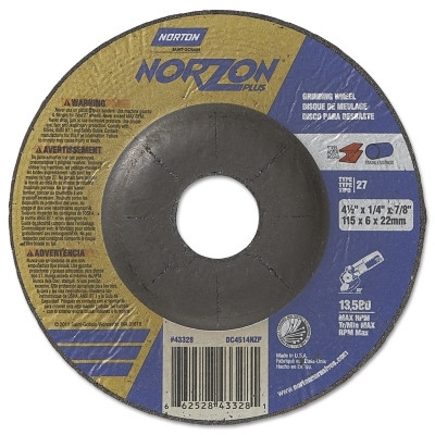 5"X1/4"X5/8-11 TYPE 27 NORZON PLUS WHEEL