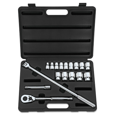 SET SKT 17 PC. 1/2" DR.