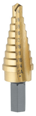 UNIBIT-3T 1/4"-3/4" STEPDRILL TIN