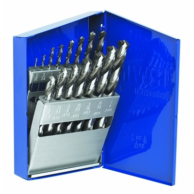 15 PC GENERAL PURPOSE HSS DRILL SET 1/16-1/2"
