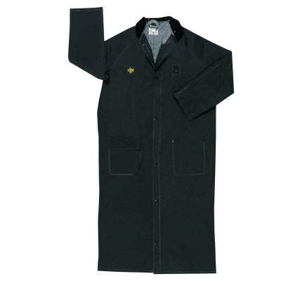 CLAS PLUS .35MM PVC/POLYFLM RESIS RIDERCOAT BLK