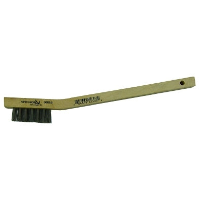 ANCHOR 3X7 SS BRUS 3 INBRISTLES WOOD HDL
