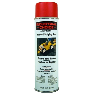 RED STRIPING SPRAY PAINT18 OZ FL WT