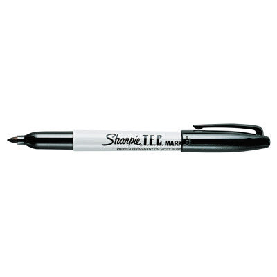 TEC FINE POINT MARKER BLACK CERTIFIED