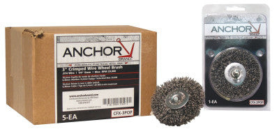 ANCHOR 3" CRIMPED WHEEL .014 STEEL FILL  1/4