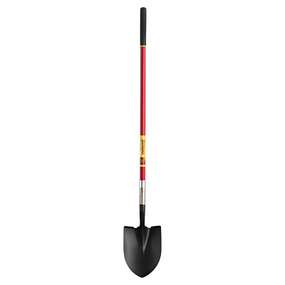 RAZORBACK LHRP SHOVEL W/FIBERGLASS HANDLE