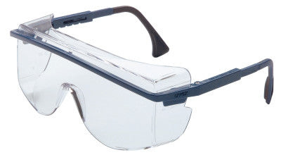 UVEX ASTRO OTG 3001 SAFETY SPECTACLE BLUE FRAME