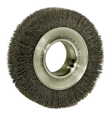 6" WIDE FACE CRIMP WIREWHL .006" SS FILL 2" AH