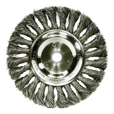 6"STD TWIST KNOT WIRE WHL .0118"SS FILL 5/8"1/2"