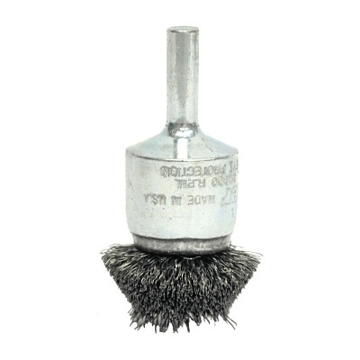 1-1/4" CIRC FLARE CRIMPWIRE BRSH .008" STL FILL