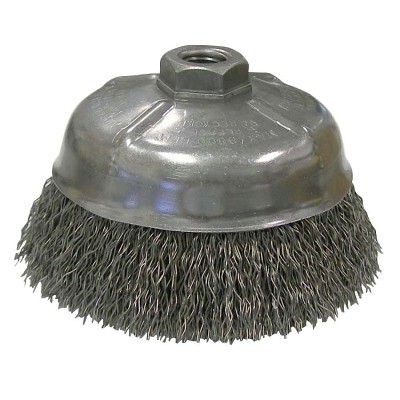 5" CRIMPWIRE CUP BRSH .014" STL FILL 5/8"-11 UNC