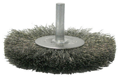 3"MOUNT CRIMP WIRE RADIAL WHL .0118"STL 1/4"