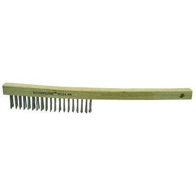 VP HANDWIRE SCR BRSH .012 SS CURVE HDL 3X19