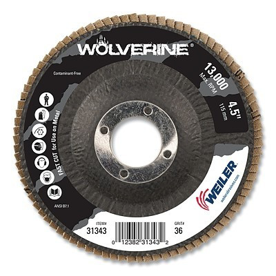 4-1/2 WOLV ANGLED PHENOLIC BACK 36Z 7/8 ARB HOLE